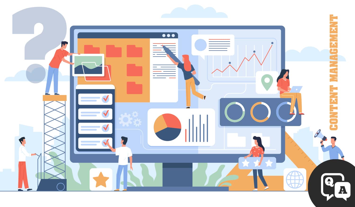 Blog Photo Template You Ask We Answer - Content Management Help