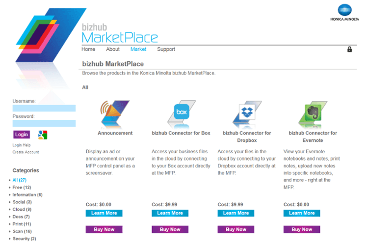 Konica Minolta Marketplace