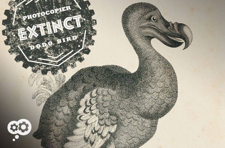 Photocopiers and Dodo birds are both extinct, digital copiers aren't