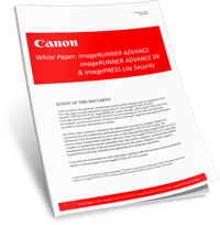 Canon iR Advance Security White Paper