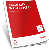 Security Whitepaper - PRISMAsync Print Server